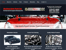 Tablet Screenshot of denisonautopartsoh.com